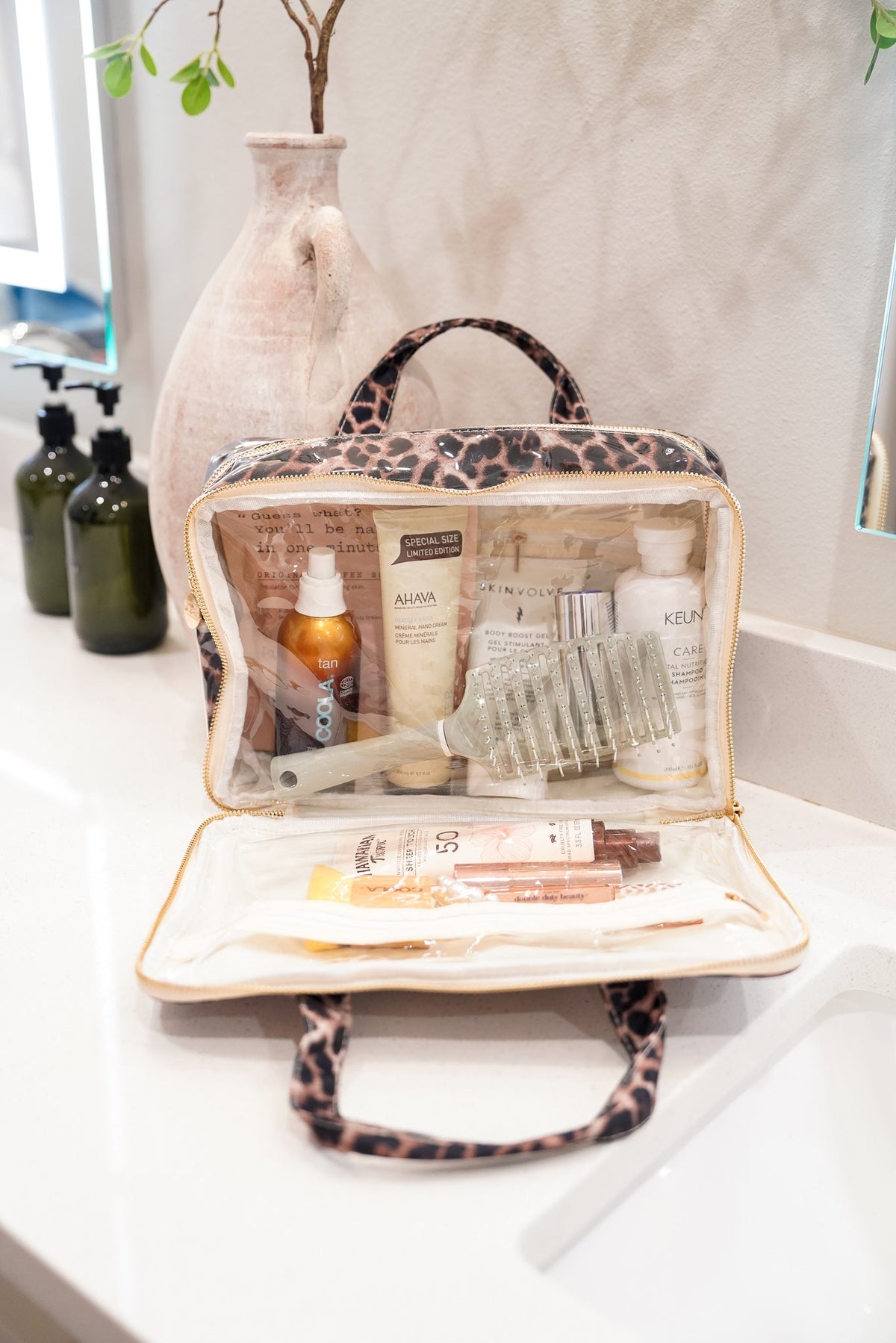 Clear Coat Toiletry Case