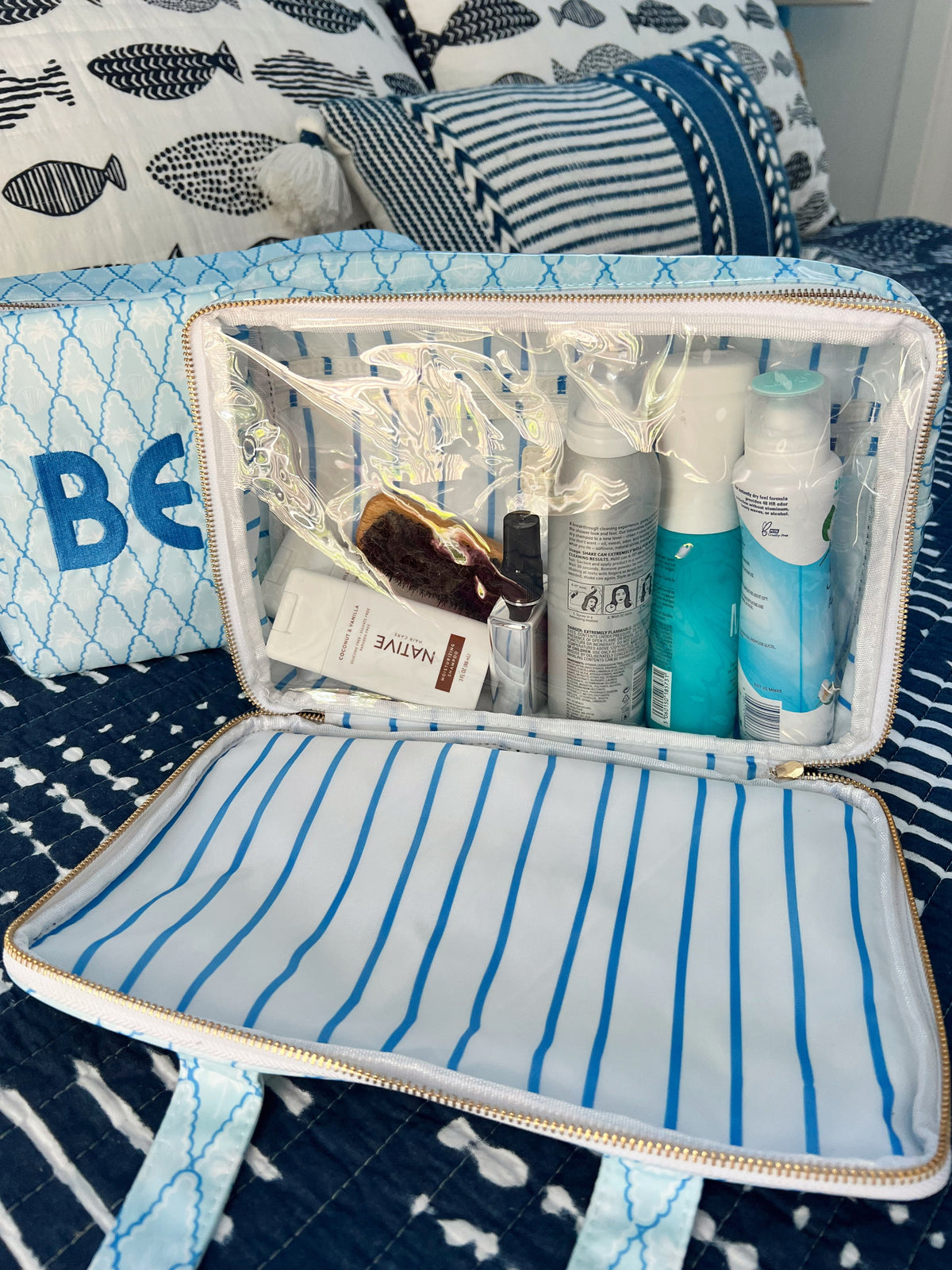 Clear Coat Toiletry Case